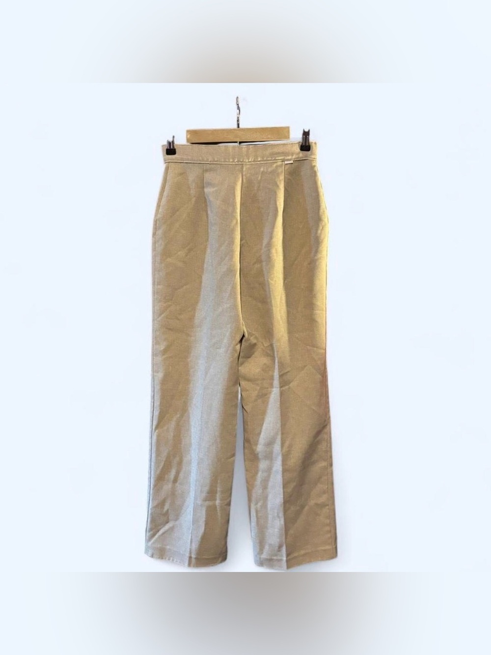 Vintage 70s Levi Strauss Bend Over Trouser Pants Sz 12 High Waist Straight Leg - Picture 3 of 8